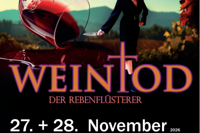 Plakat Dinner-Krimi Weintod